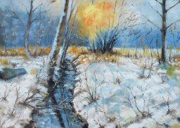 Chladný východ  50x70